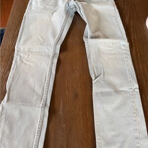 Calvin Klein Collection Men's Light Gray Skinny Jeans